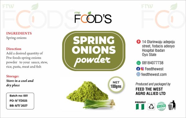 Spring Onion Powder (100g)