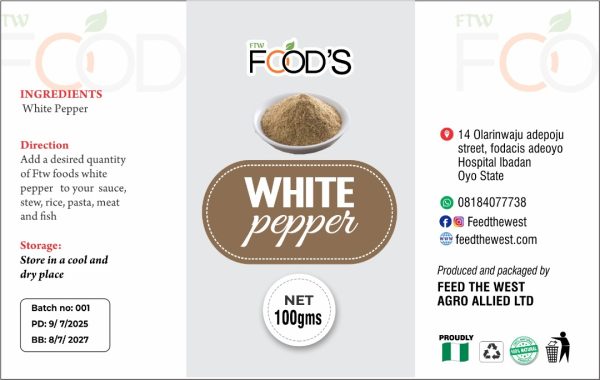 White Pepper Powder (100g)