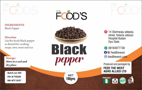 Black Pepper (100g)