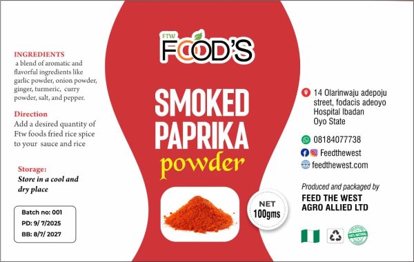 Smoked Paprika (100g)
